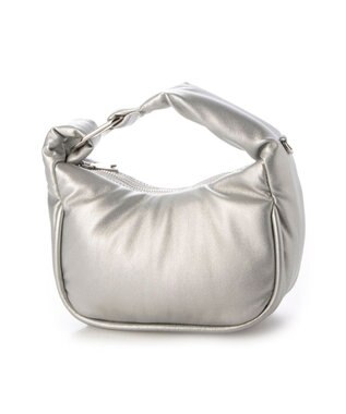 UNBILLION 【テレビ ドラマ着用アイテム】カシュカシュ cachecache / メタルアクセントパフィミニショルダー シルバー