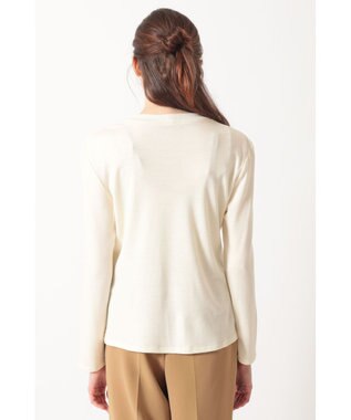 DAKS ウールスムース ハイネックカットソー ホワイト