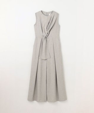 GRACE CONTINENTAL リボンサロペット グレー