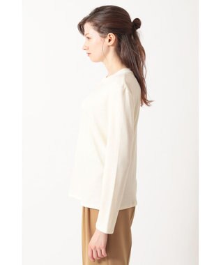 DAKS ウールスムース ハイネックカットソー ホワイト