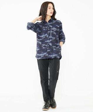 JOSEPH ABBOUD MOUNTAIN 【UNISEX】JOEコットンカモフラージュ シャツ ネイビー系7