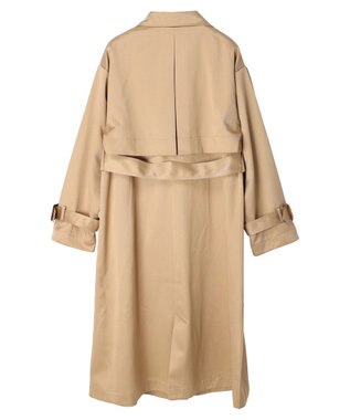 Green Parks ・Ｐｅｔｉｔ　Ｆｌｅｕｒボリュームスリーブトレンチコート Beige