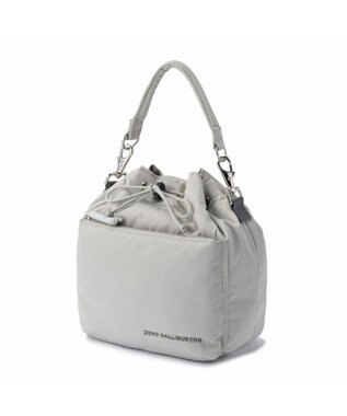 ZERO HALLIBURTON 【雑誌掲載】 DICROS SOLOシリーズ 巾着ショルダーバッグ ZHG-B DS 85006 ボーンシャンパン