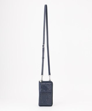GRACE CONTINENTAL LeatherMobileBag ネイビー