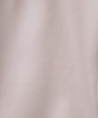 earth music&ecology 襟ファーレザーブルゾン Beige