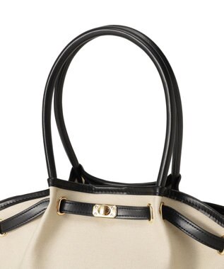 AMERICAN HOLIC 【2点SET】ベルトラウンドトートバッグ Off White