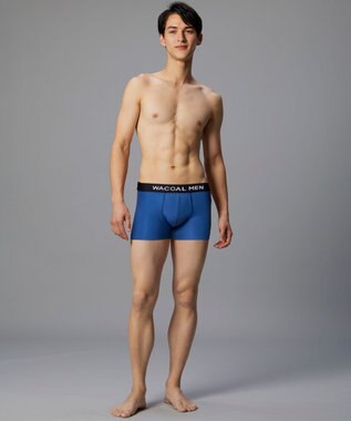 WACOAL MEN WACOAL MEN ボクサーパンツ 【気持ちいいパンツ】 動きにフィット ズレにくい フロントの安定性・快適性 前閉じ 下着 メンズ WT3438 /ワコールメン ブルー