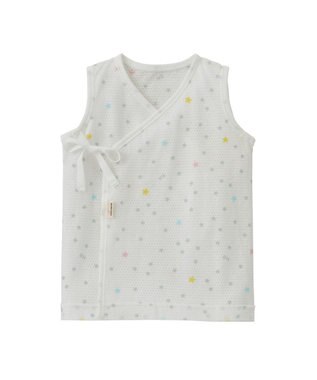 MIKI HOUSE HOT BISCUITS 【50-60cm】 メッシュ素材 ノースリーブ短肌着