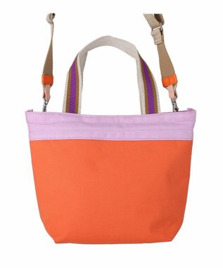 tsumori chisato CARRY キラミックスコンビ トートバッグ 2wayショルダー ネコ Sサイズ オレンジ