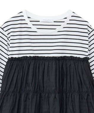 Green Parks シャーリングドッキングプルオーバー Black