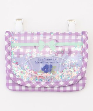 ANY KIDS しゃらしゃら入り 移動ポケット ブルーベリー