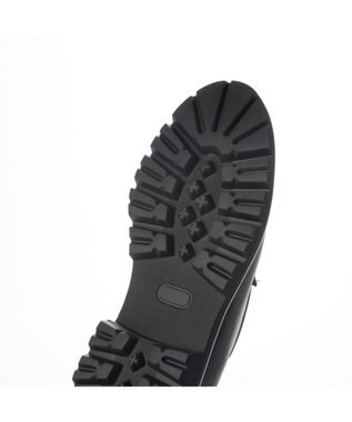 ing <ing>タンクソールモカデザインローファー ブラック