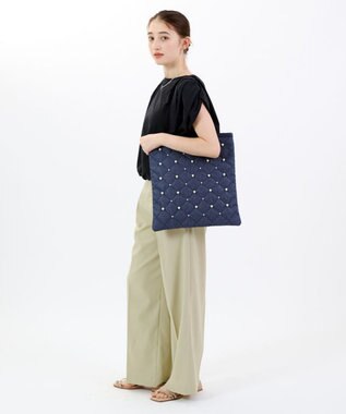 LeSportsac LG EMERALD TOTE W/ PEARLS/トワイライトパール トワイライトパール