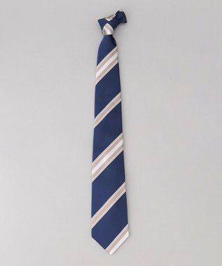 GOTAIRIKU 【日本製】ネクタイ_ストライプ ネイビー系1