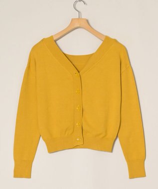 ONWARD Reuse Park 【組曲】ニット秋冬 イエロー