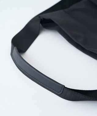 MIYABIYA LAQUOH【撥水加工】ミニマルナイロンワンショルダー (L) ブラック