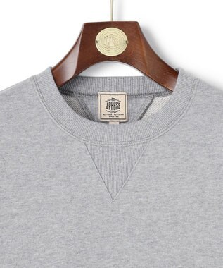 J.PRESS MEN 【NYUZELESS】ヘビーウェイト スウェットシャツ ライトグレー系