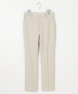 自由区 L 【接触冷感・UVカット・吸水速乾・洗える】シェルタリングテーパード パンツ ベージュ