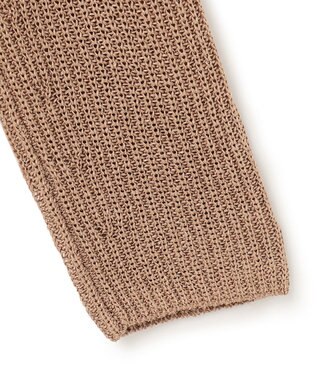 ICB 【WEB限定カラーあり・洗える】ペーパーブレンドシャインニット プルオーバー レディッシュブラウン系［WEB限定］