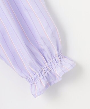 ANY KIDS ストライプ シャツ ワンピース マルチストライプ