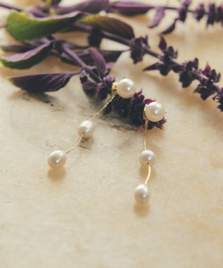 YECCA VECCA 2way淡水パールピアス