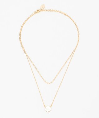 TOCCA LOGO CLOVER LAYERED NECKLACE ネックレス ゴールド系