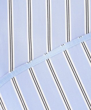 BEIGE， 【洗える】CROIX / コットンボウタイブラウス Sax St