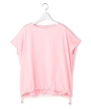23区 シルキータッチ ドロスト カットソー ピンク系