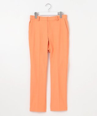 自由区 L 【接触冷感・UVカット・吸水速乾・洗える】シェルタリングテーパード パンツ オレンジ