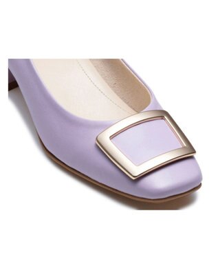 REGAL FOOT COMMUNITY 【リーガルレディース】F89Q バックル付きスクエアパンプス パンプス ラベンダー
