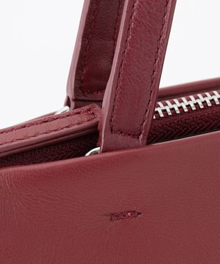 Y'SACCS イザック　イタリアンシープマルチウェイトートバッグ ワイン