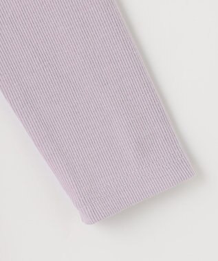 ANY KIDS 花柄ドッキングチュールワンピース ラベンダー系