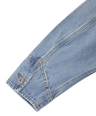 AMERICAN HOLIC ノーカラーデニムカバーオール Light Indigo