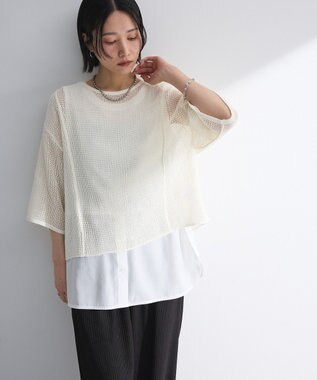 Green Parks シャツドッキングタンクトップ Stripe