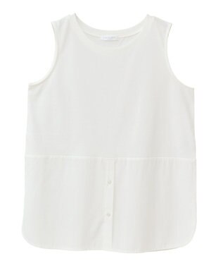 Green Parks シャツドッキングタンクトップ Stripe