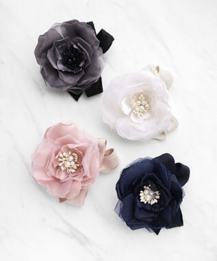TOCCA ATELIER SENKA SHEER FLOWER COSAGE コサージュ アイボリー系