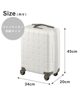ACE BAGS & LUGGAGE Proteca 360G4 スーツケース 日本製 24L コインロッカー 機内持ち込み 02420 プロテカ ウォームグレー