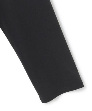 ICB L 【洗える】ジョーゼットジャージー プルオーバー ブラック系