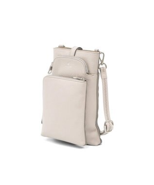 PELLE BORSA スリムポシェット Comfy 6701 スモーキーホワイト
