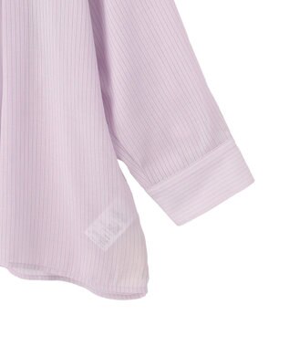 AMERICAN HOLIC ウエストタックシアーストライプシャツ Pink