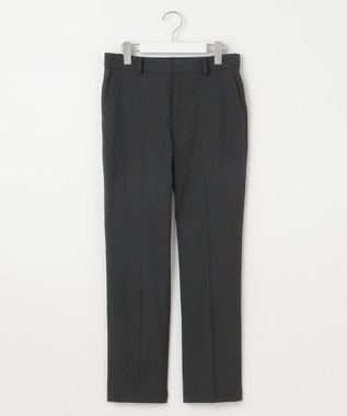 自由区 L 【接触冷感・UVカット・吸水速乾・洗える】シェルタリングテーパード パンツ ブラック