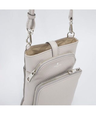 PELLE BORSA スリムポシェット Comfy 6701 スモーキーホワイト