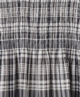 UNFILO 【WEB限定】シアーシャーリングブラウス マドラスチェック