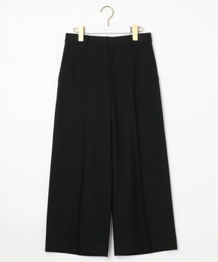 ANY SIS 【蓄熱効果】サーモトロン 2WAYストレッチ ワイドパンツ ネイビーチェック