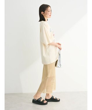 Green Parks ウ゛ィンテージカーロゴチュニック Light Beige