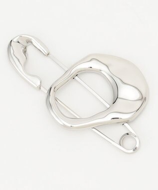 ICB サークルピンブローチ シルバー系