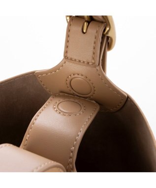 UNBILLION カシュカシュ cachecache / バックルワンハンドル2wayショルダー ベージュ