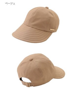 MOONBAT 【帽子】フルラ (FURLA) ジョッキーハット　ロゴプレート ベージュ