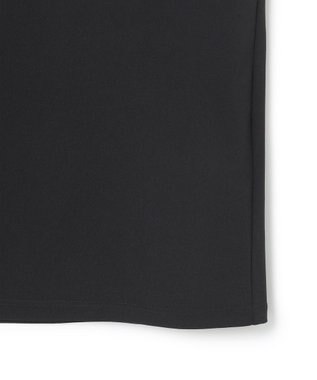 ICB L 【洗える】ジョーゼットジャージー プルオーバー ブラック系