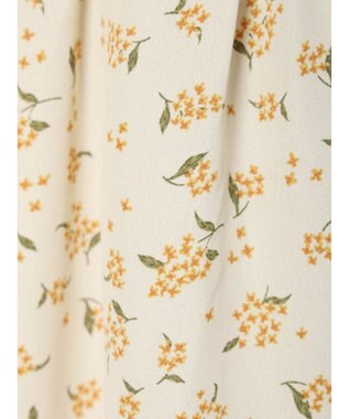 earth music&ecology キンモクセイ柄ワンピース Beige